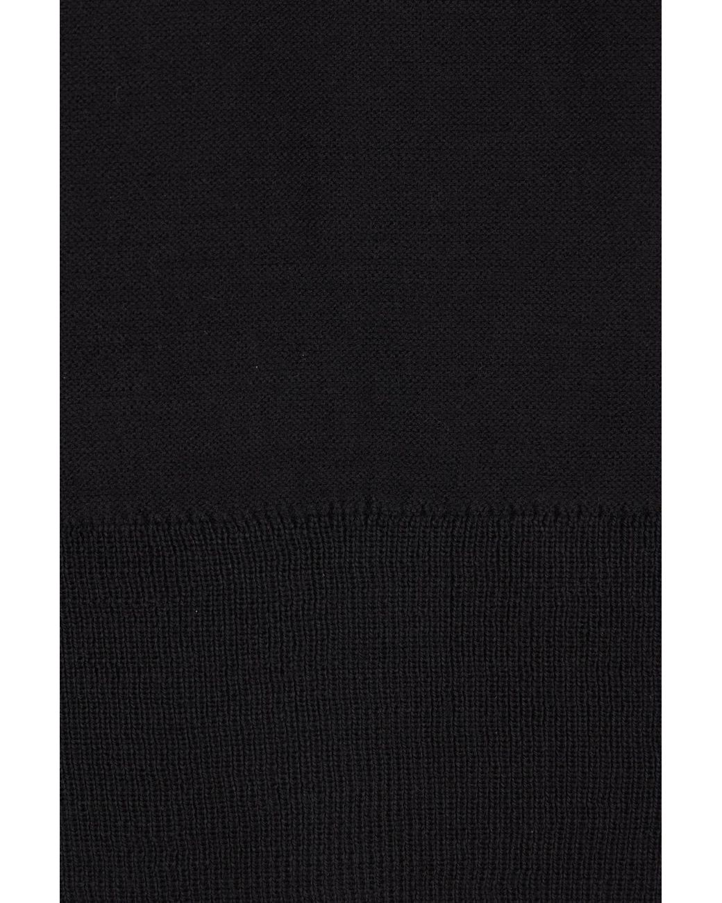 Lemaire Black Sleeveless Buttoned Knitted Top