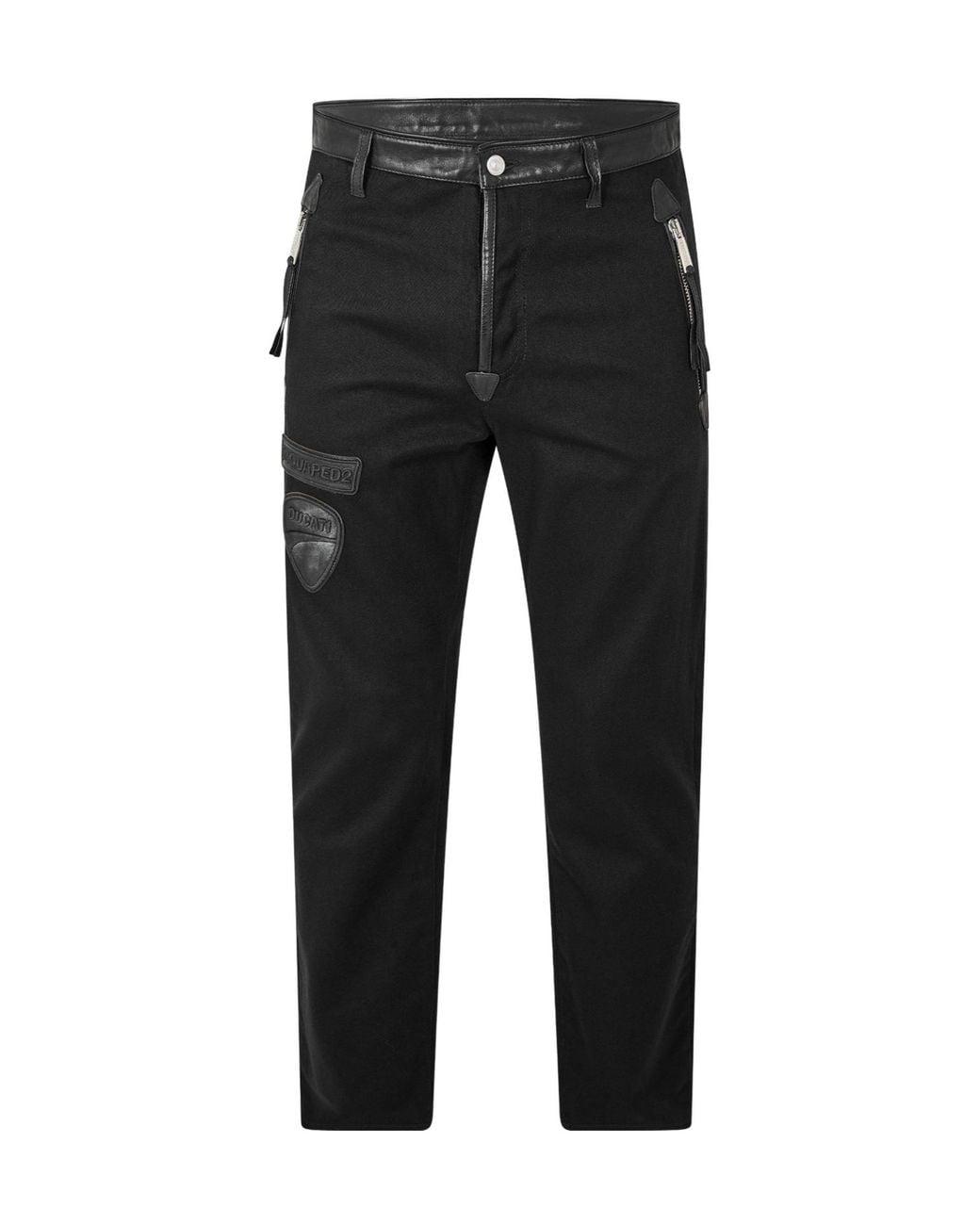 DSquared² Black Straight-Leg Trousers for men