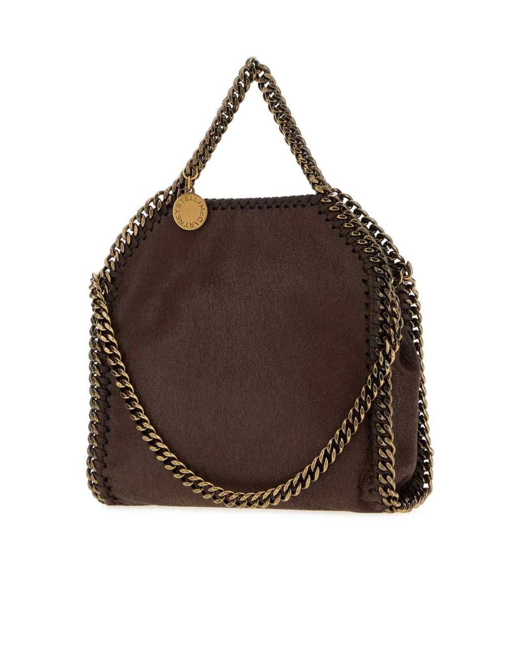 Stella McCartney Brown Falabella Tiny Shoulder Bag