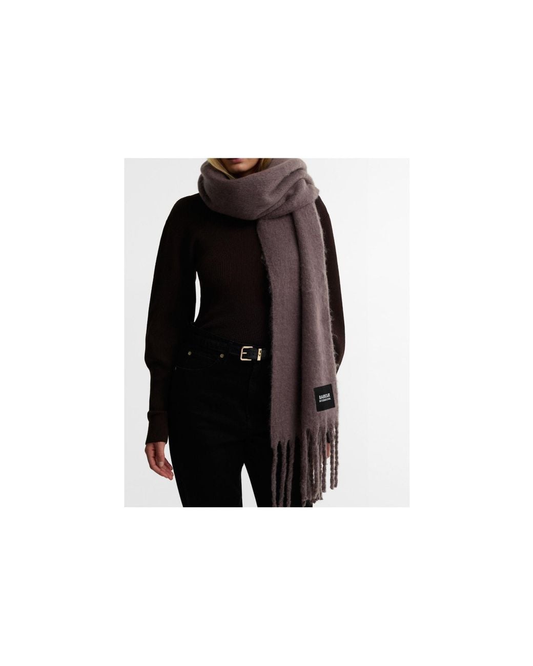 Barbour Purple Mauve Scarf