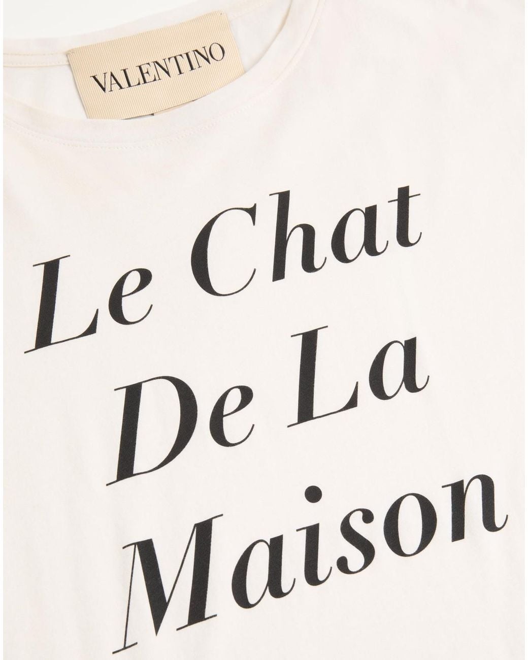 Valentino White Printed Crewneck T-Shirt for men