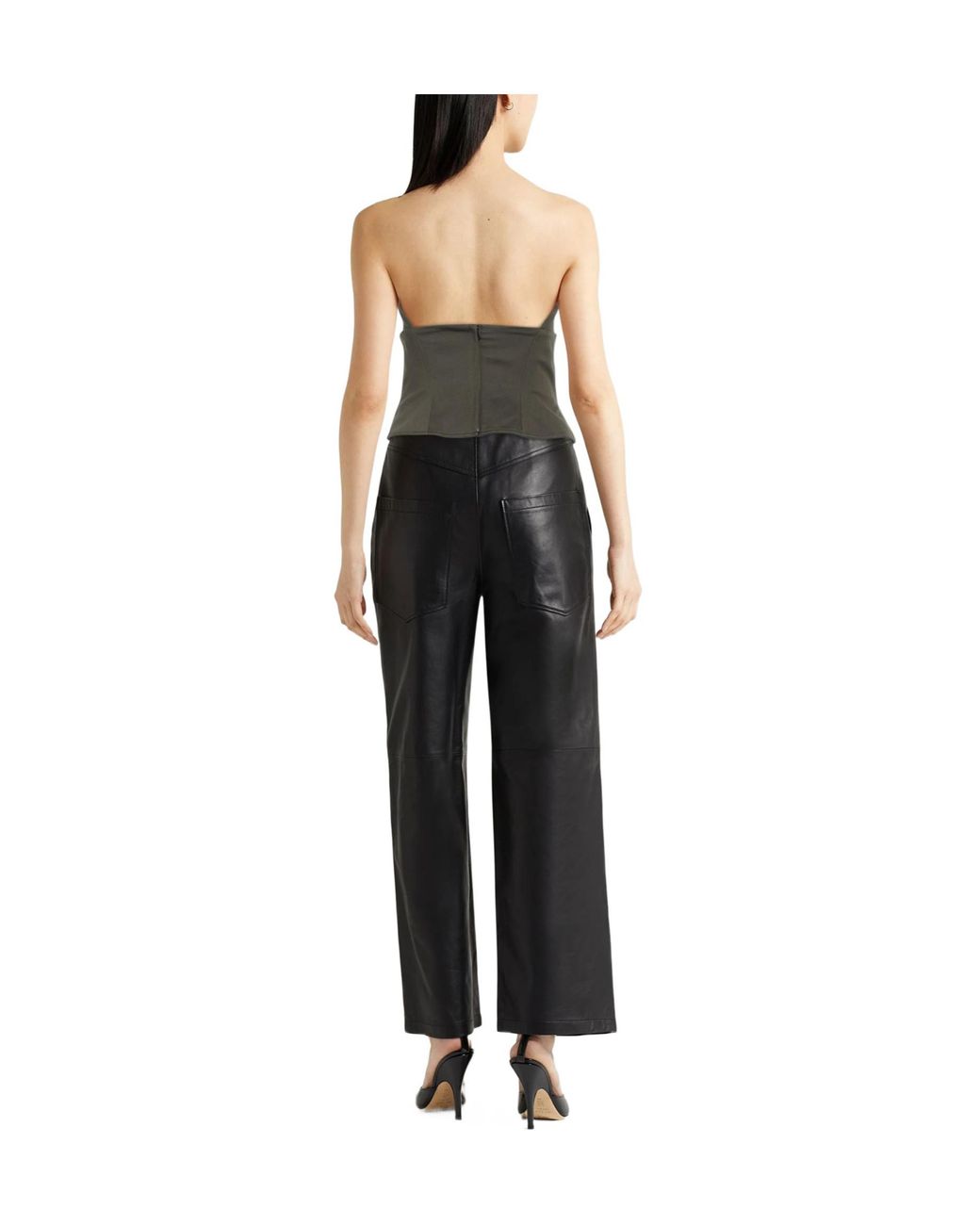 Max Mara Green Waist-Fitted Top