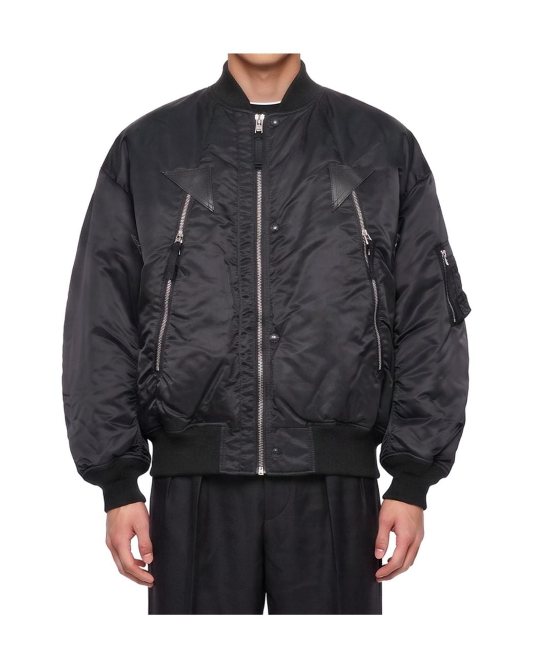 Comme des Garçons Black Homme Zip-Up Bomber Jacket for men