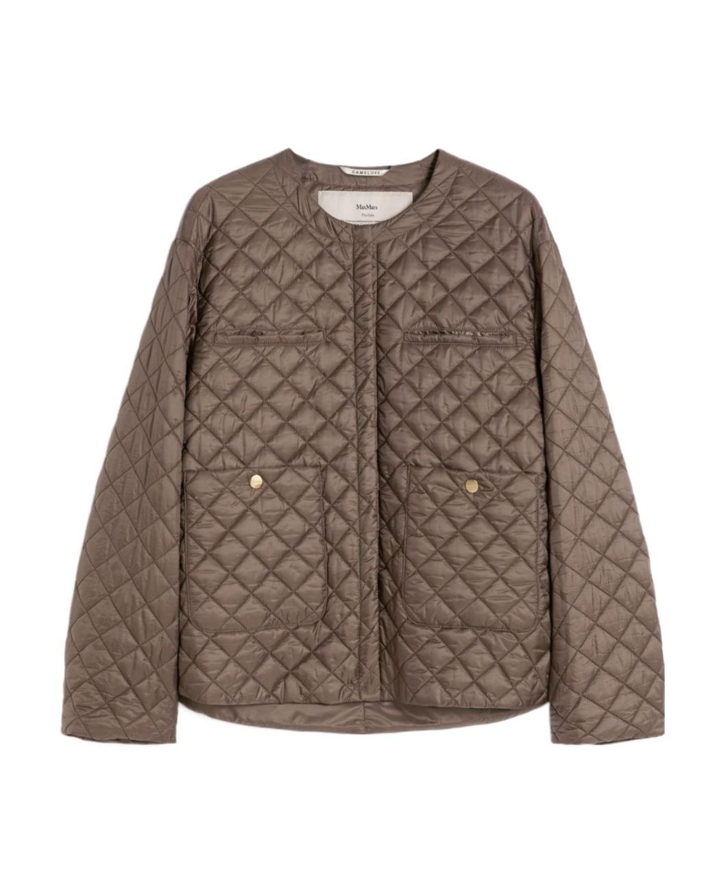Max Mara Brown Quilted Jacket