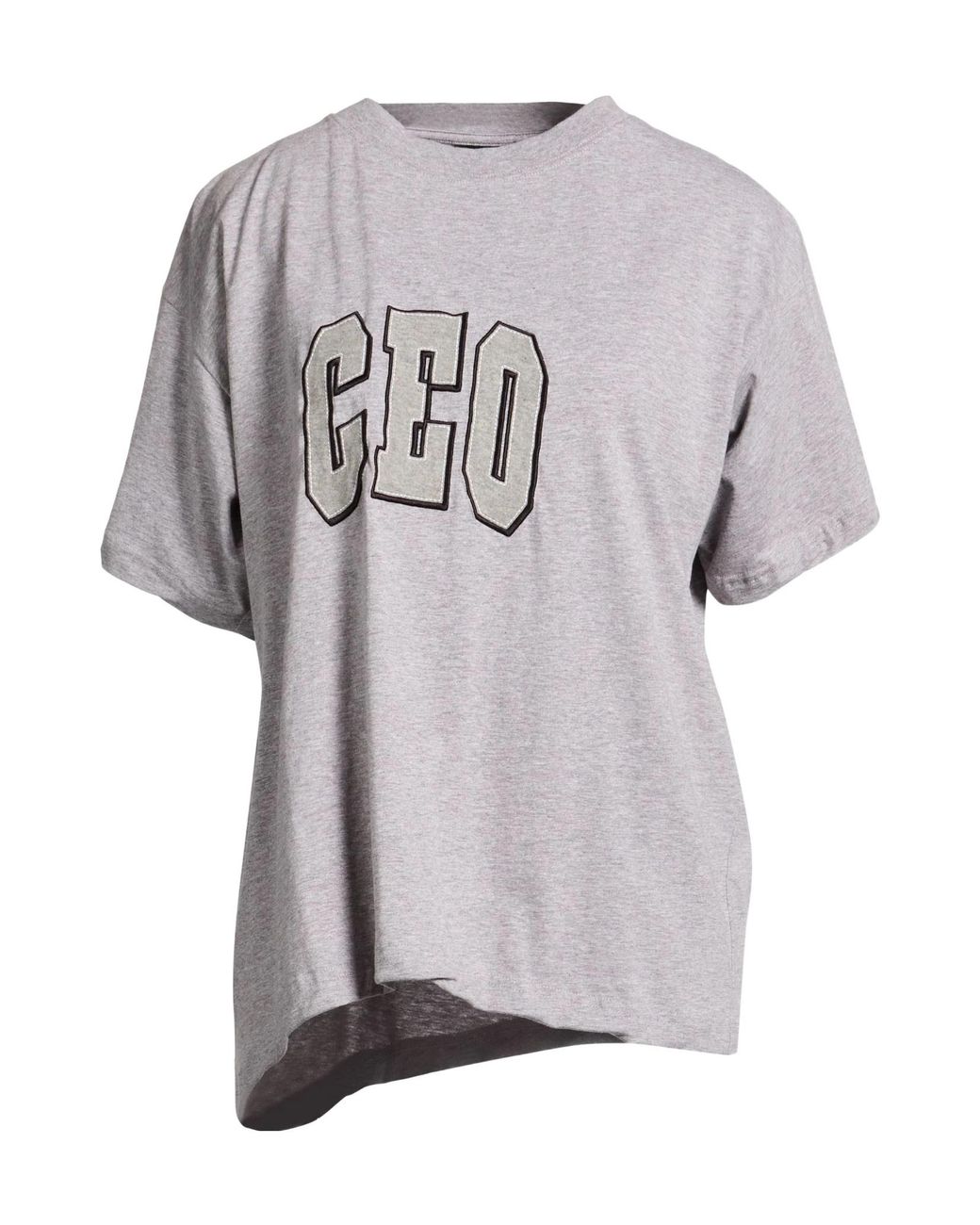 Balenciaga Gray Printed T-Shirts