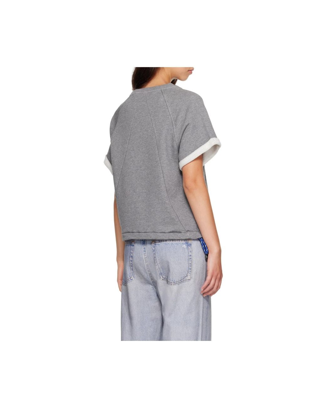 Rag & Bone Gray Vintage Terry Tee