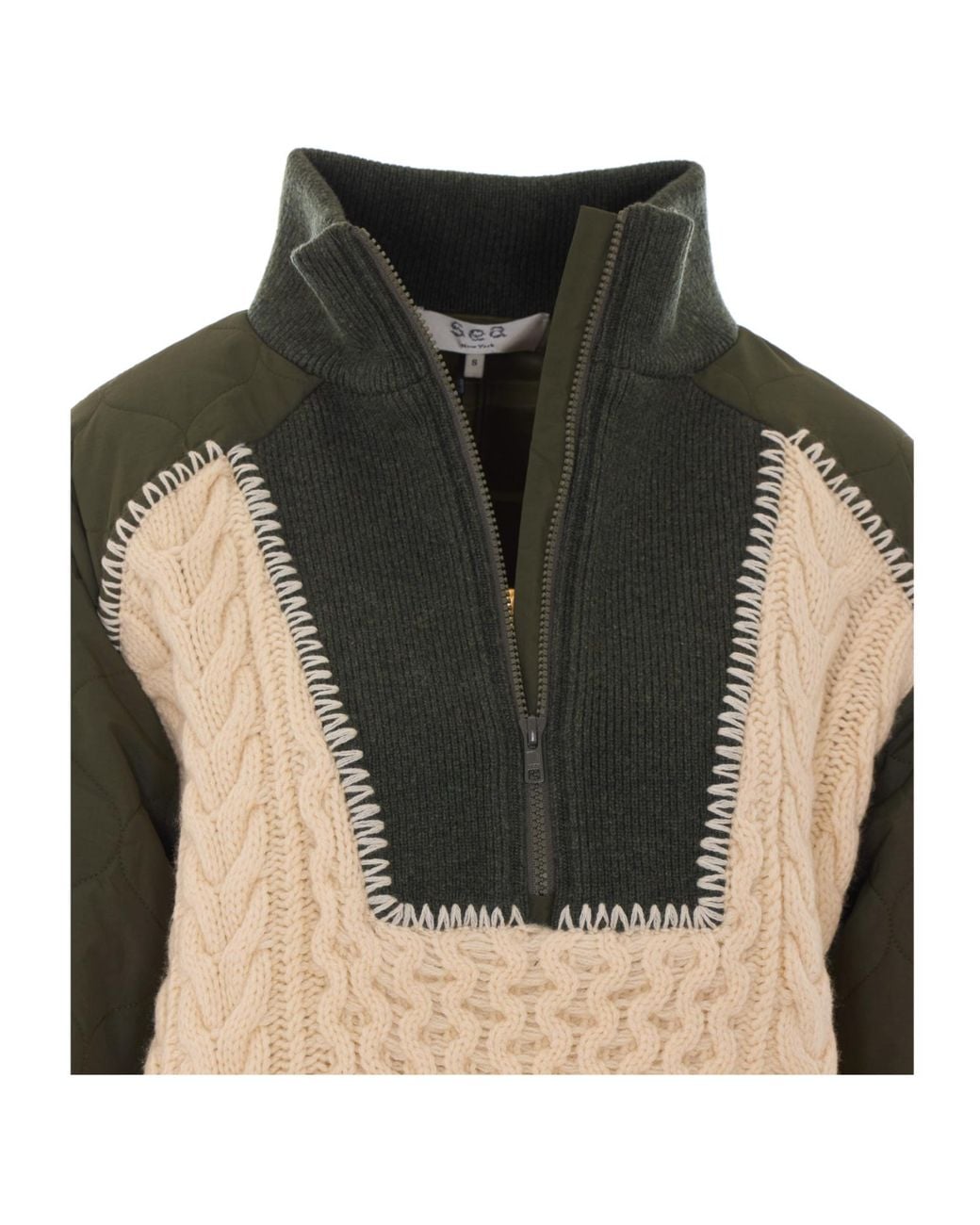 Sea Green Turtleneck Sweater