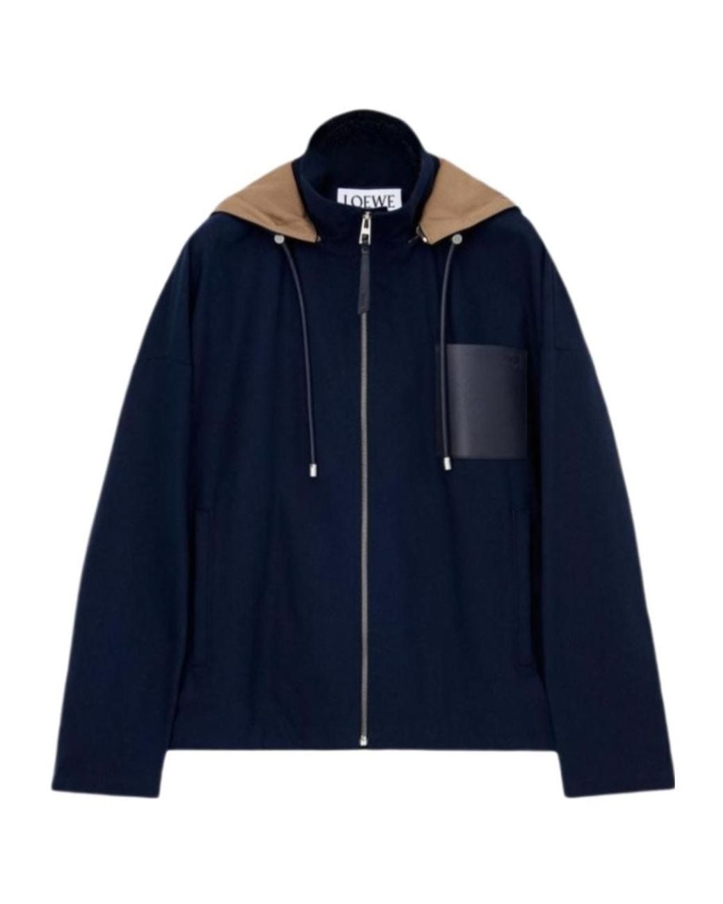 Loewe Blue Hooded Jacket for men