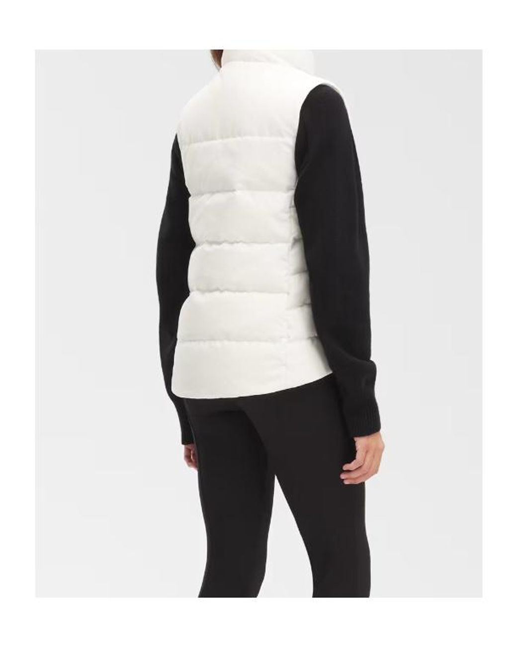 Canada Goose White Freestyle Vest