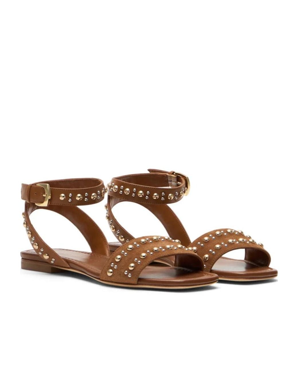 Stuart Weitzman Brown Perry Sandal