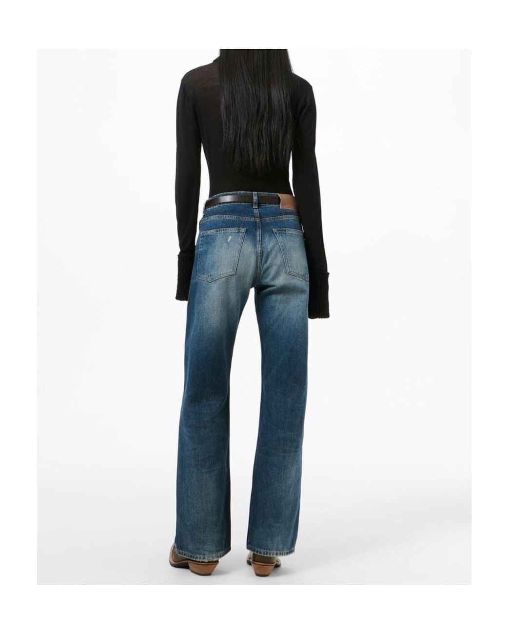Our Legacy Blue Belt Loop Jeans
