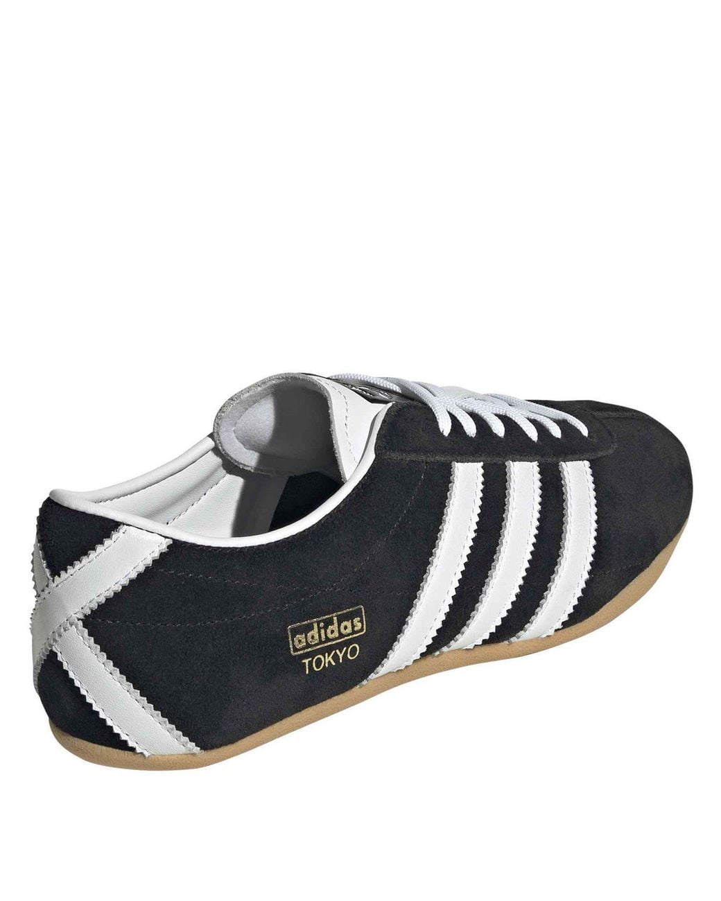 Adidas Originals Black Suede Low-Top Lace-Up Shoes