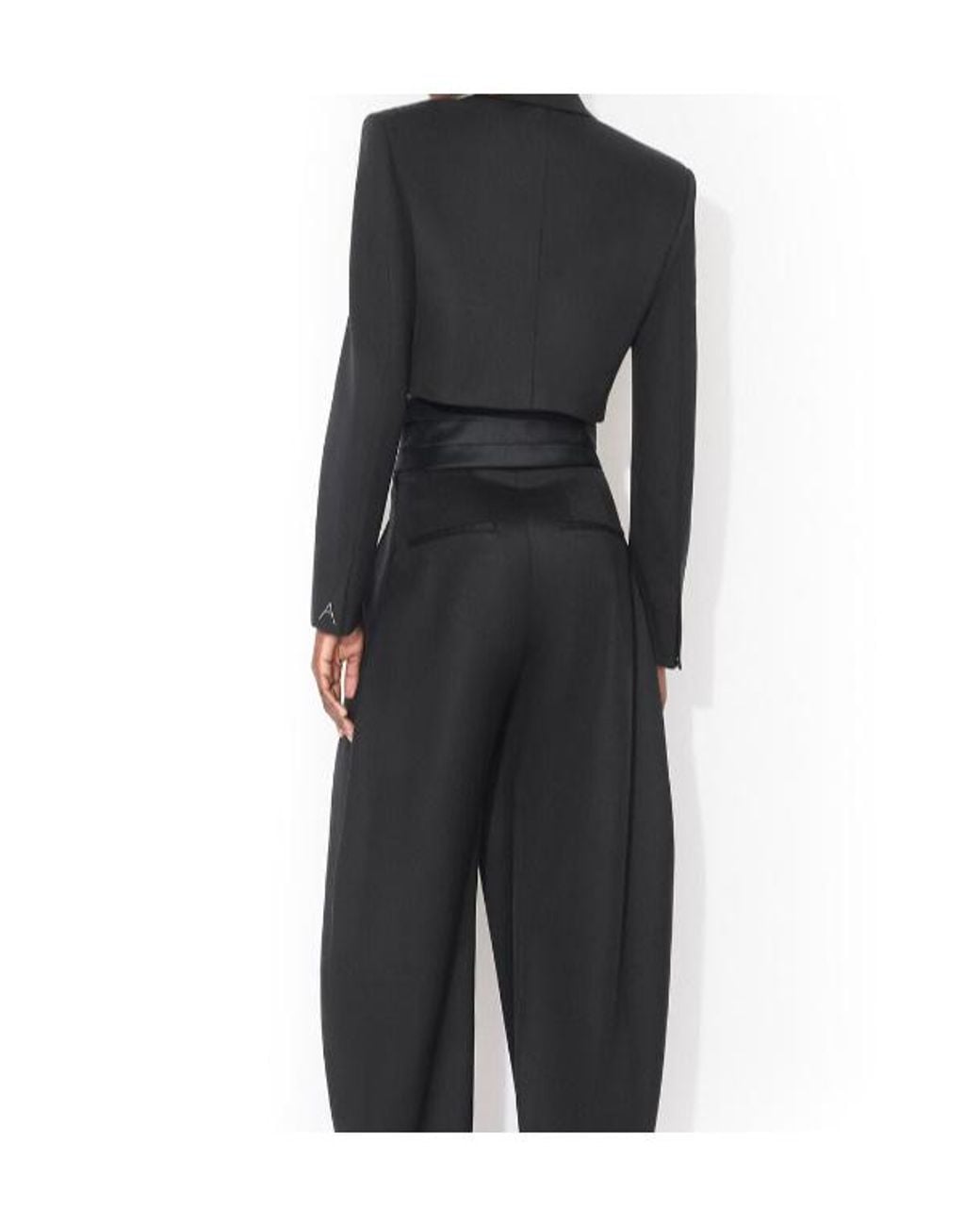 Alaïa Blue Alaïa Tuxedo Bolero Jacket