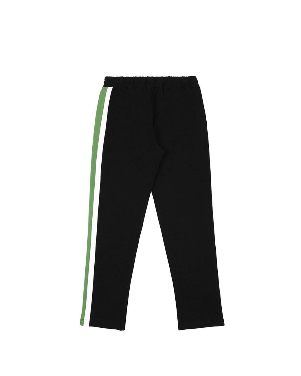 EA7 Black Logo Side Striped Sweatpants for men