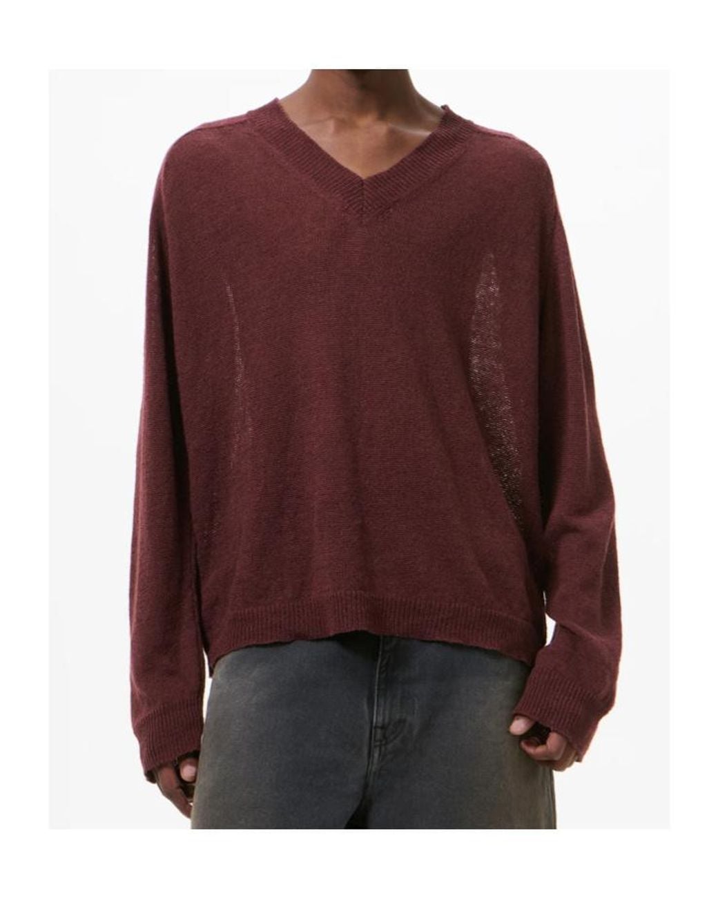 Our Legacy Brown Long-Sleeve Knit Top for men