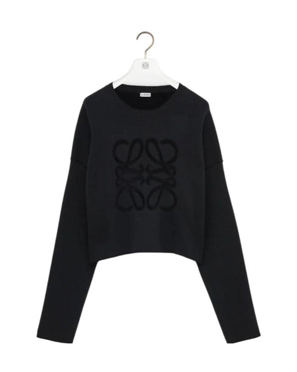 Loewe Black Anagram Crewneck Jumper