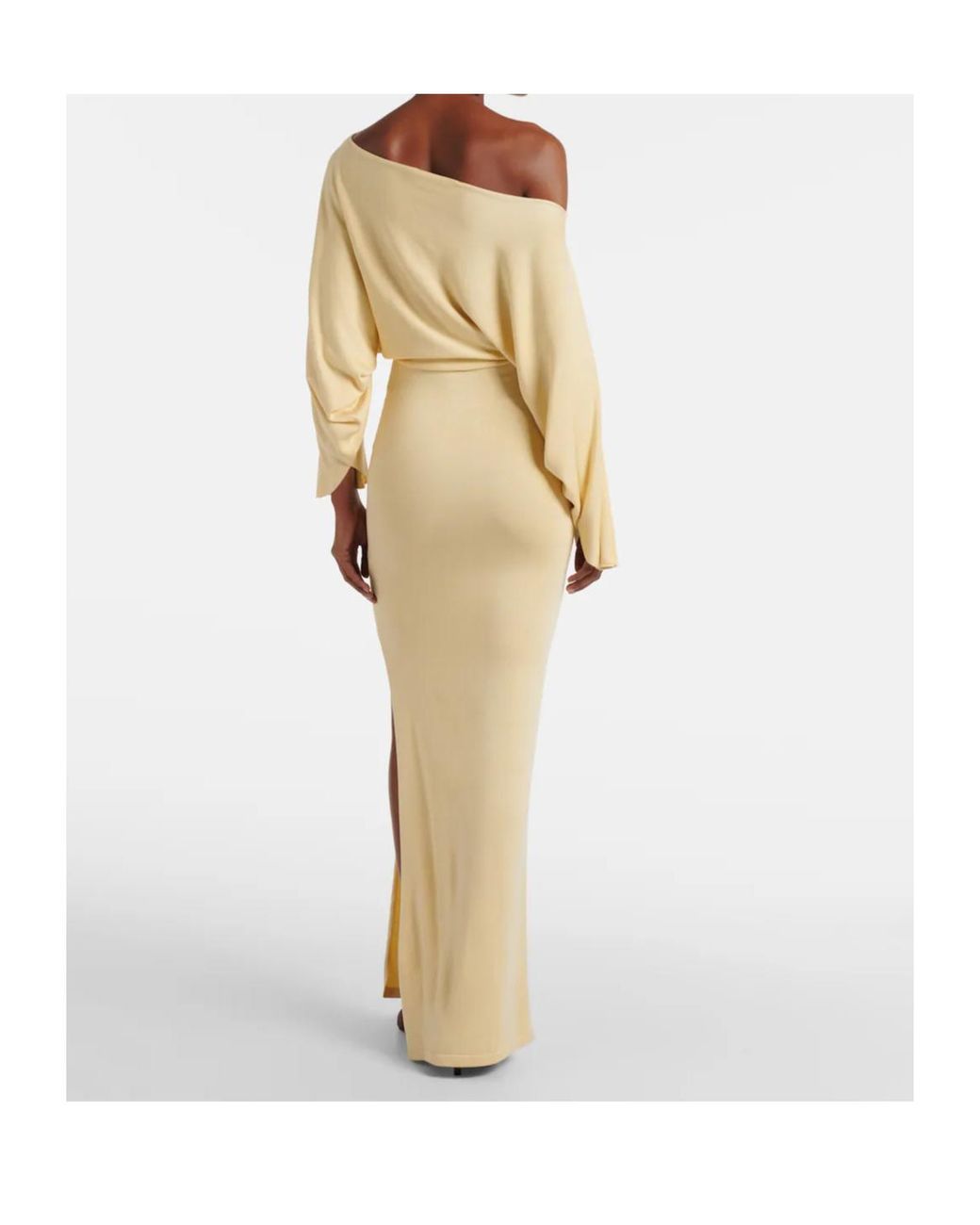 AYA MUSE Natural Long Sleeve Dress