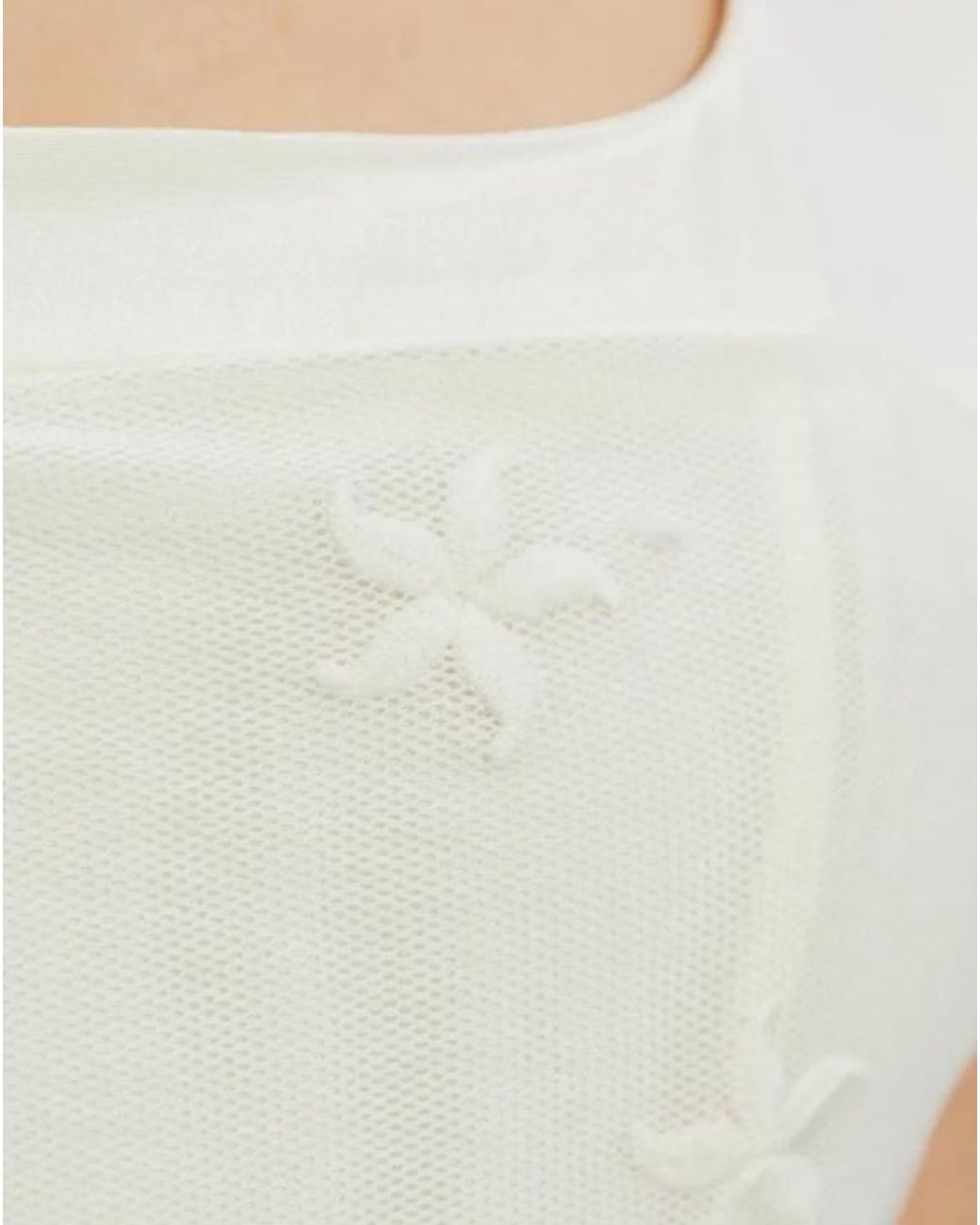 Posse White Cove Embroidered Top