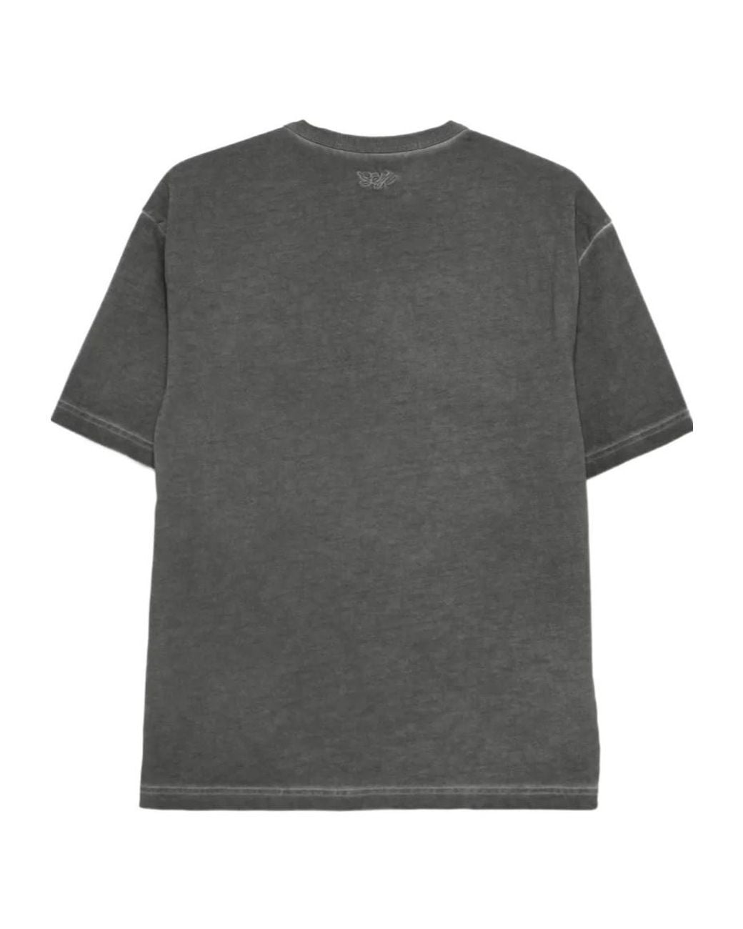 Séfr Gray Crew-Neck Short-Sleeve T-Shirt for men
