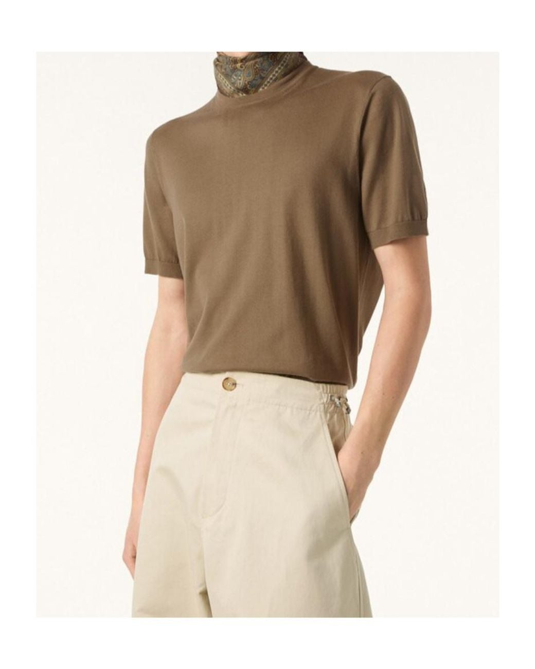 Loro Piana Green Crewneck for men