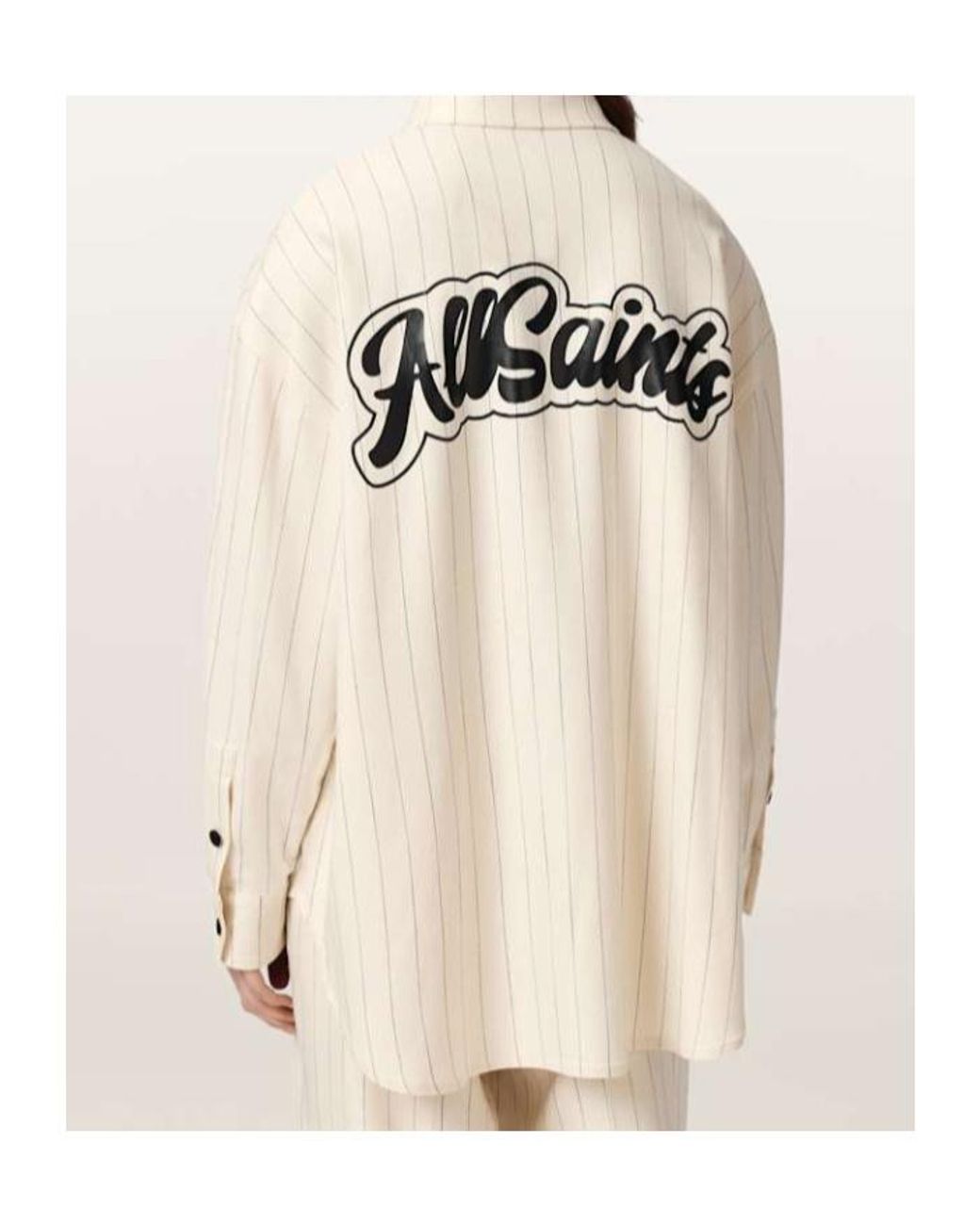 AllSaints Natural Stripe Olga Shirt