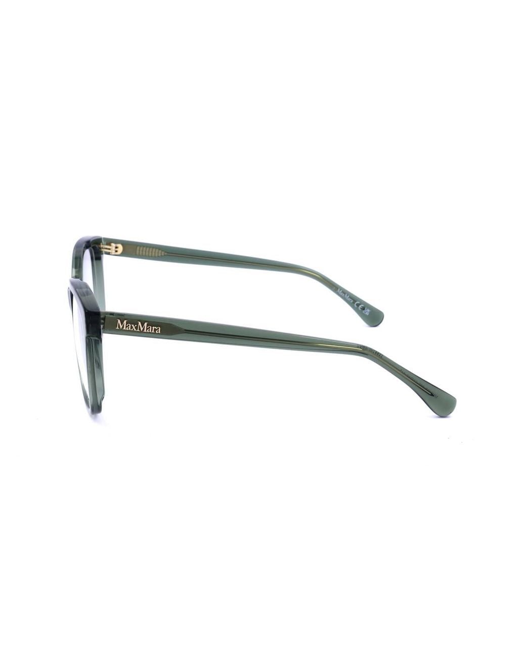 Max Mara White Square Frame Glasses