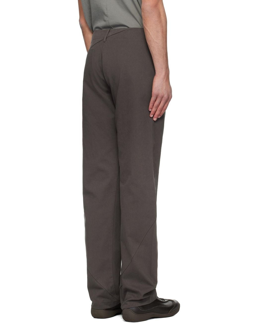 Post Archive Faction PAF Black Casual Pants With Belt Loops for men
