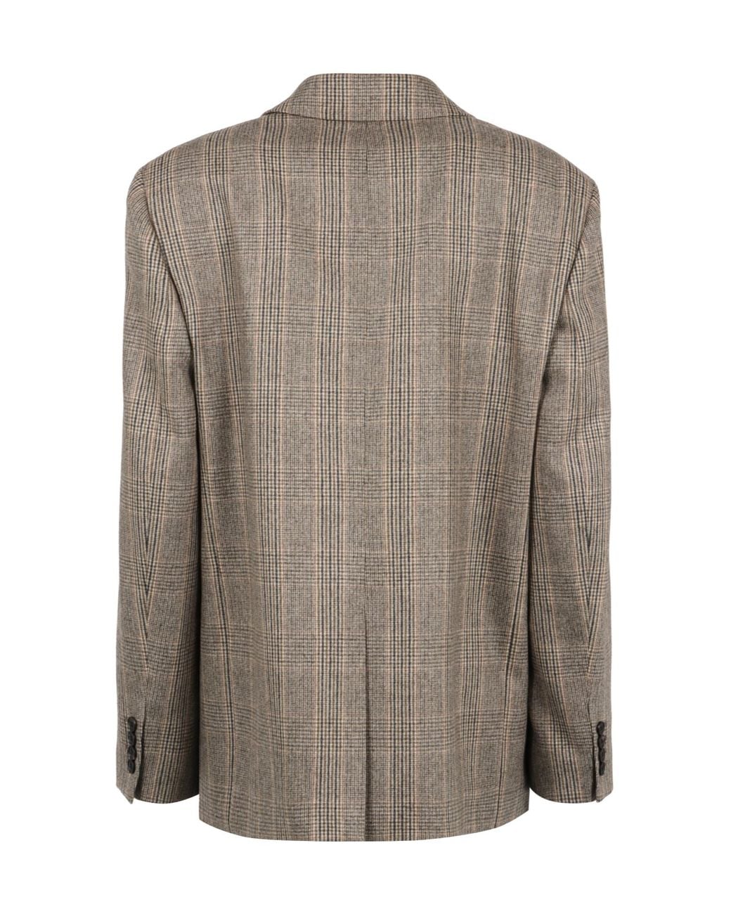 Nili Lotan Brown Diane Plaid Blazer