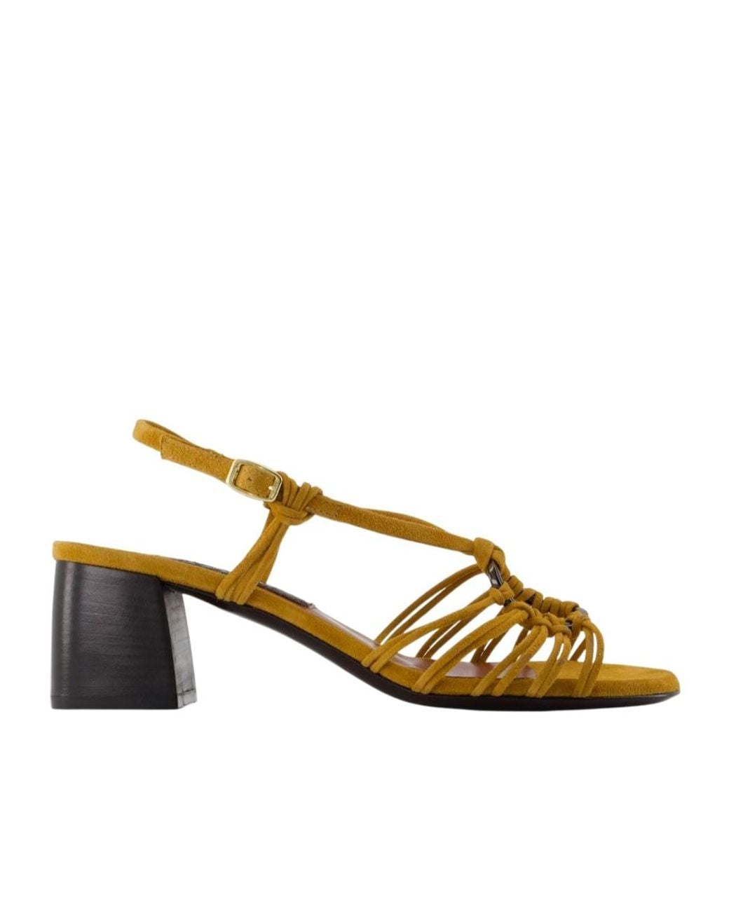CAREL PARIS Metallic Carel Copacabana Strapped Sandals