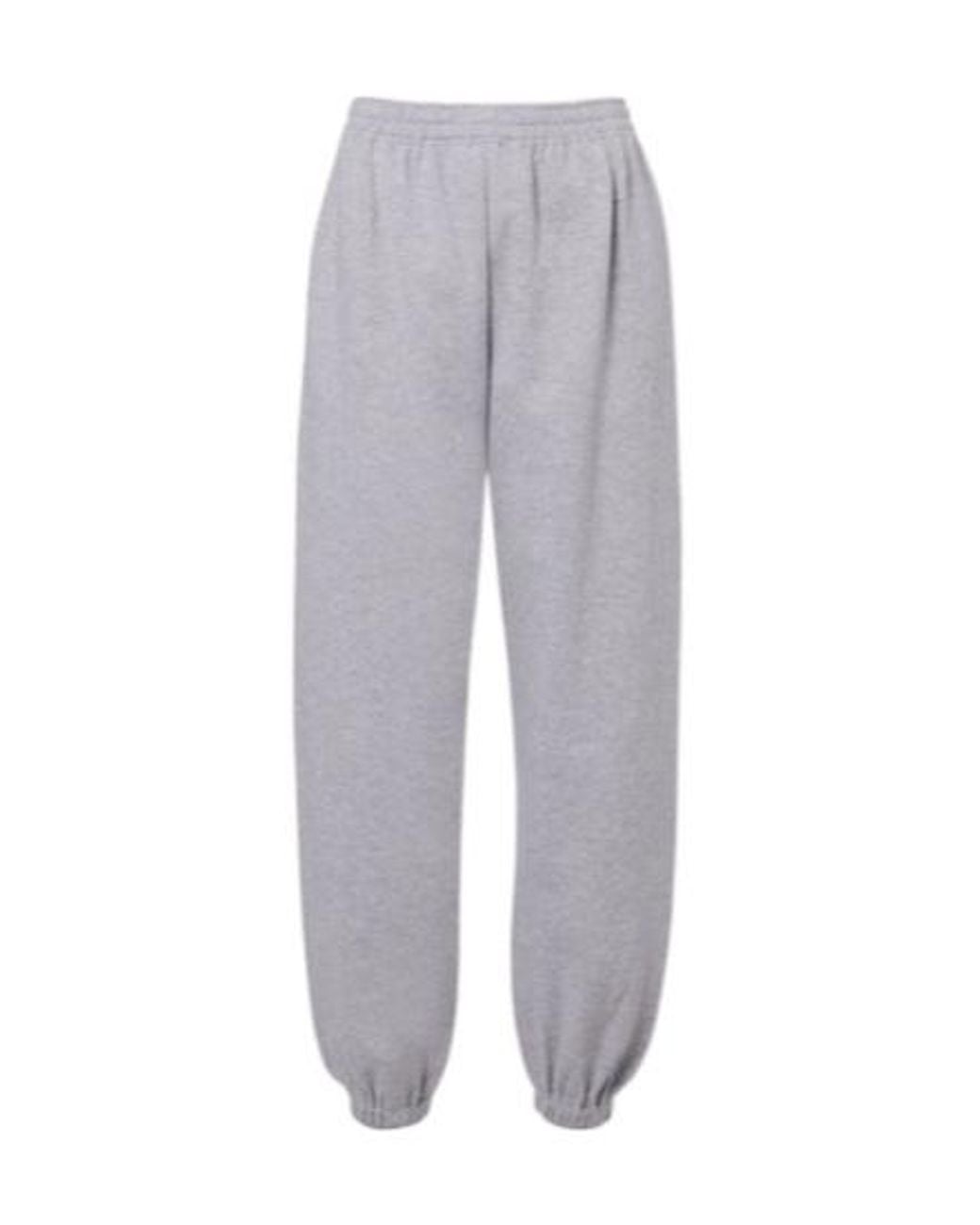 Magda Butrym Gray Cotton-Blend Jersey Sweatpants