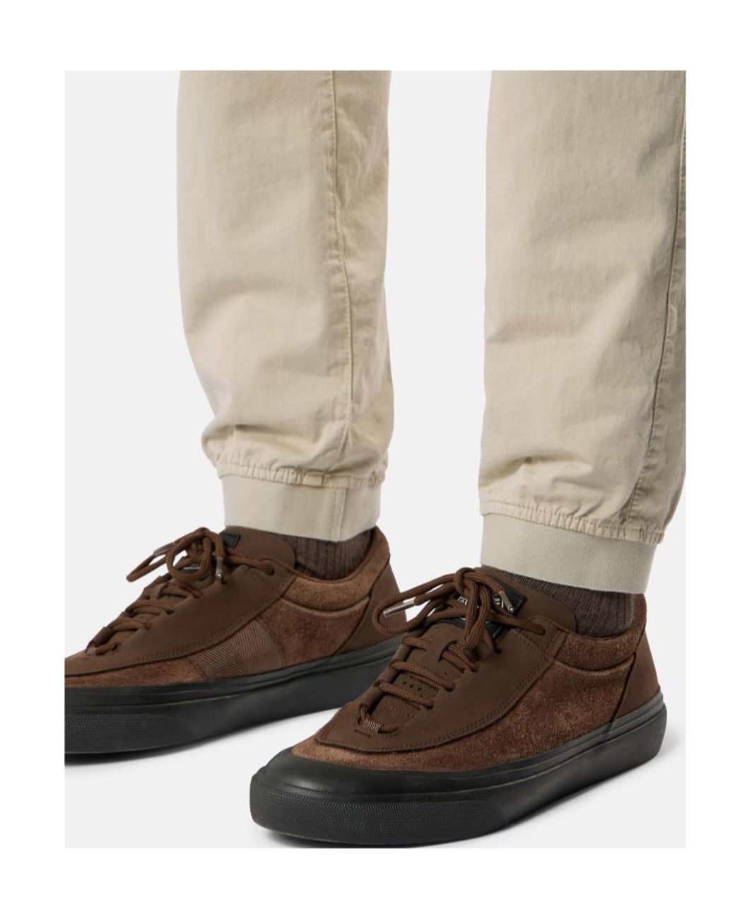 Stone Island Natural Regular-Tapered-Fit Jogger Trousers With Elastic Waist for men