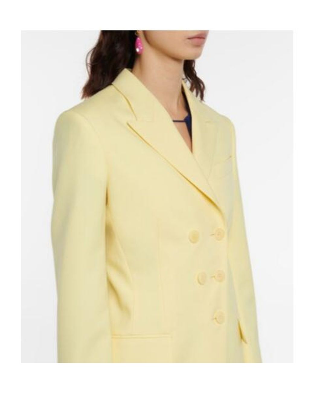 Stella McCartney Yellow Wool Blazer