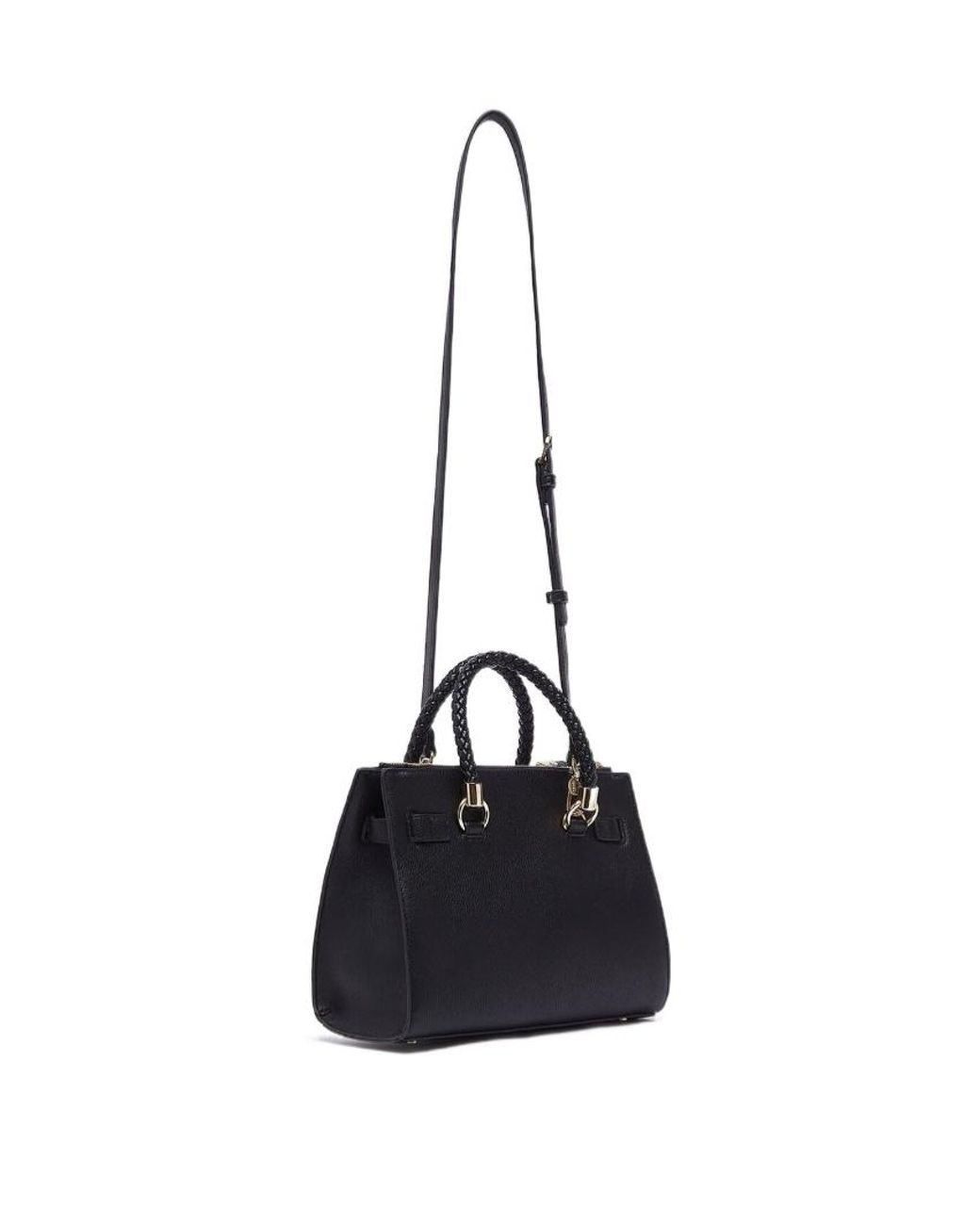 Liu Jo Black Logo Lettering Small Satchel Bag