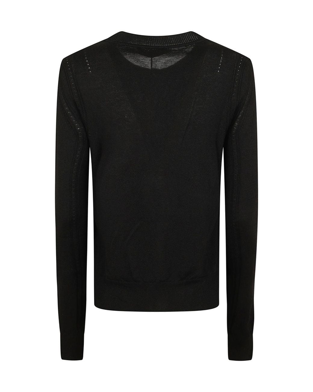 Ermanno Scervino Black Lace Panel Cardigan