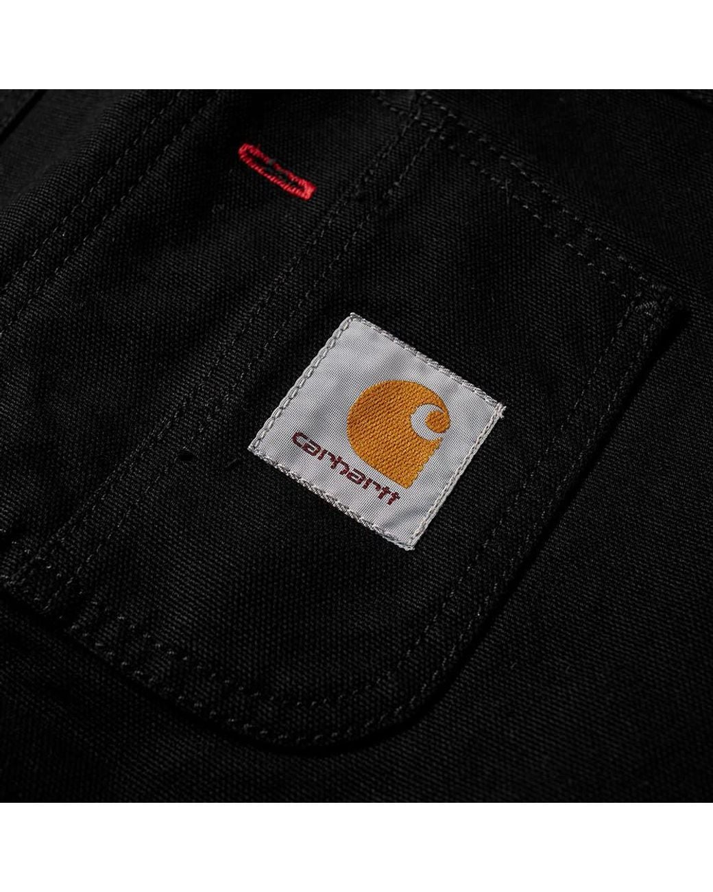 Carhartt Black Logo-Patch Overalls for men
