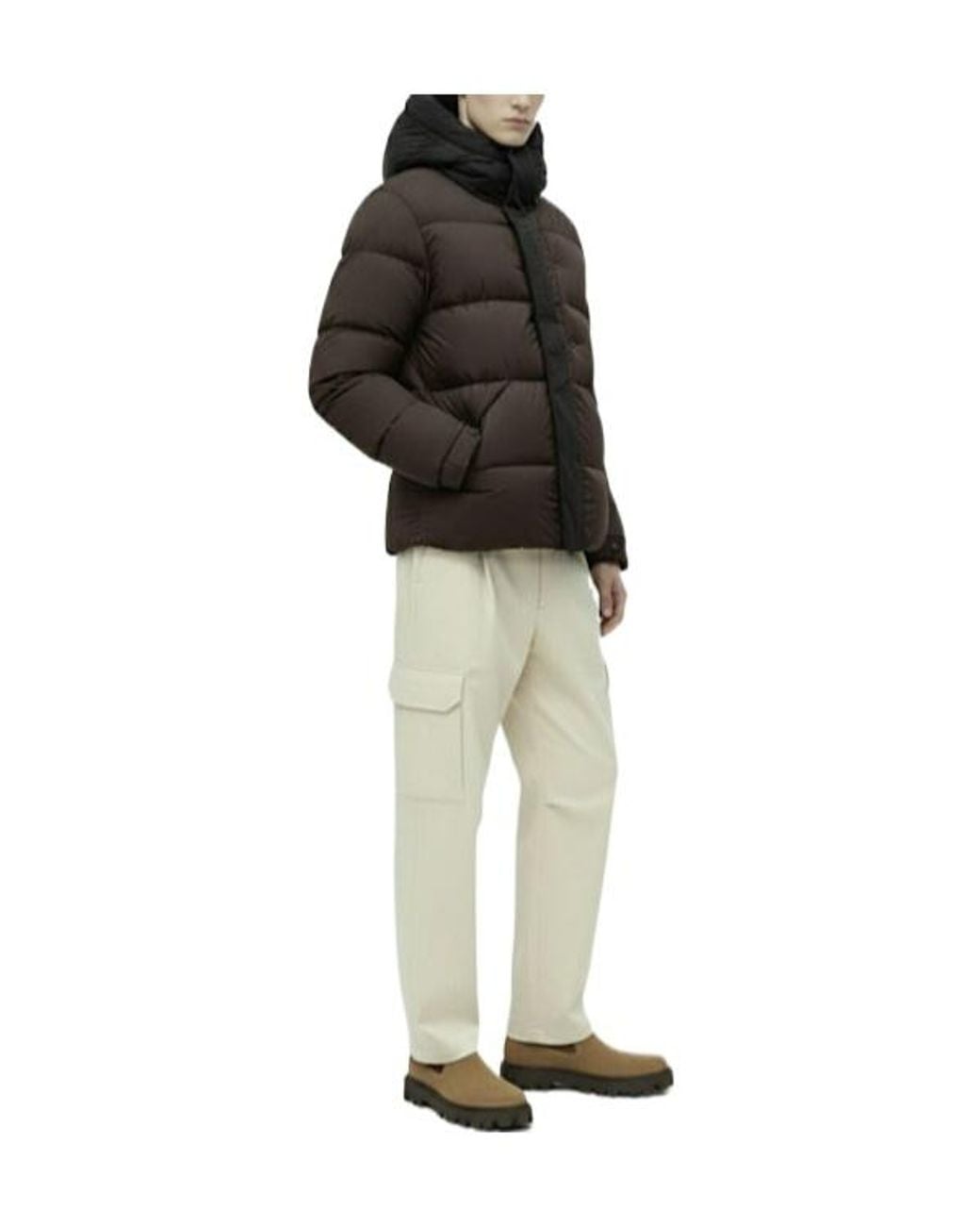 Moncler Black Madeira Nylon Down Jacket for men