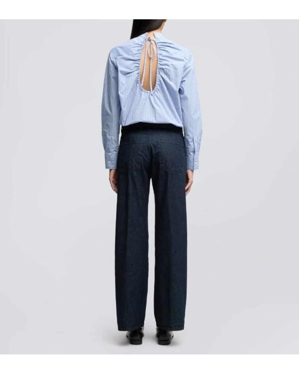 Aspesi Blue Straight-Leg Jeans
