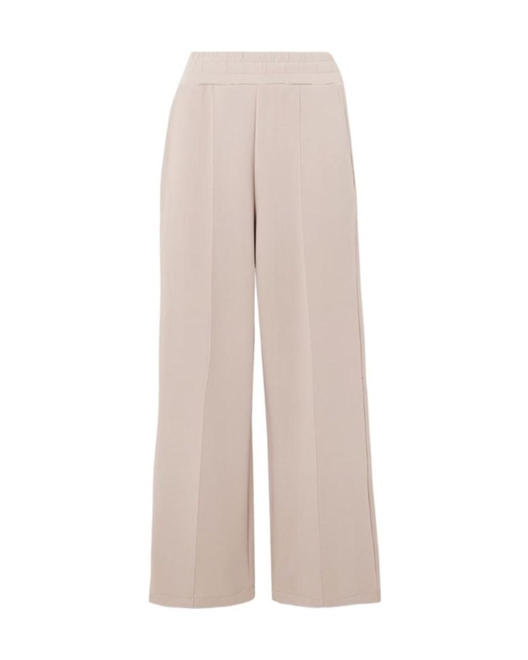 Varley White Wide-Leg Casual Pants