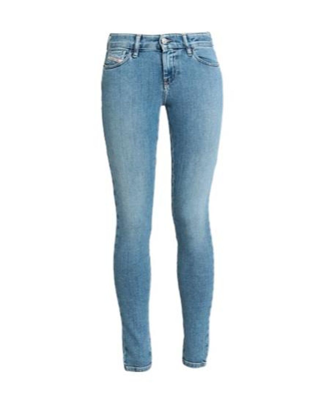 DIESEL Blue Mid-Waisted Jeans