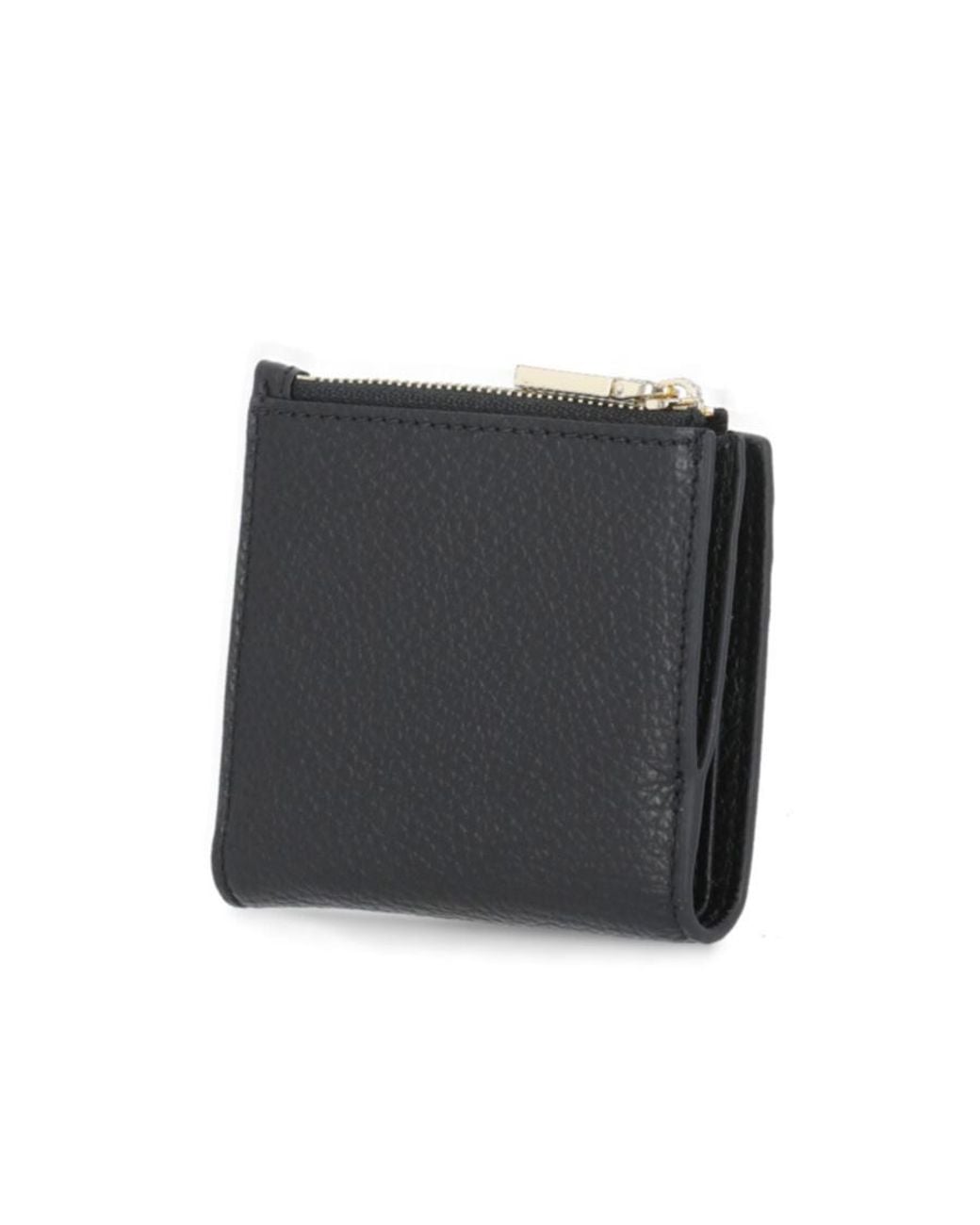Coccinelle Gray Logo Lettering Zipped Wallet