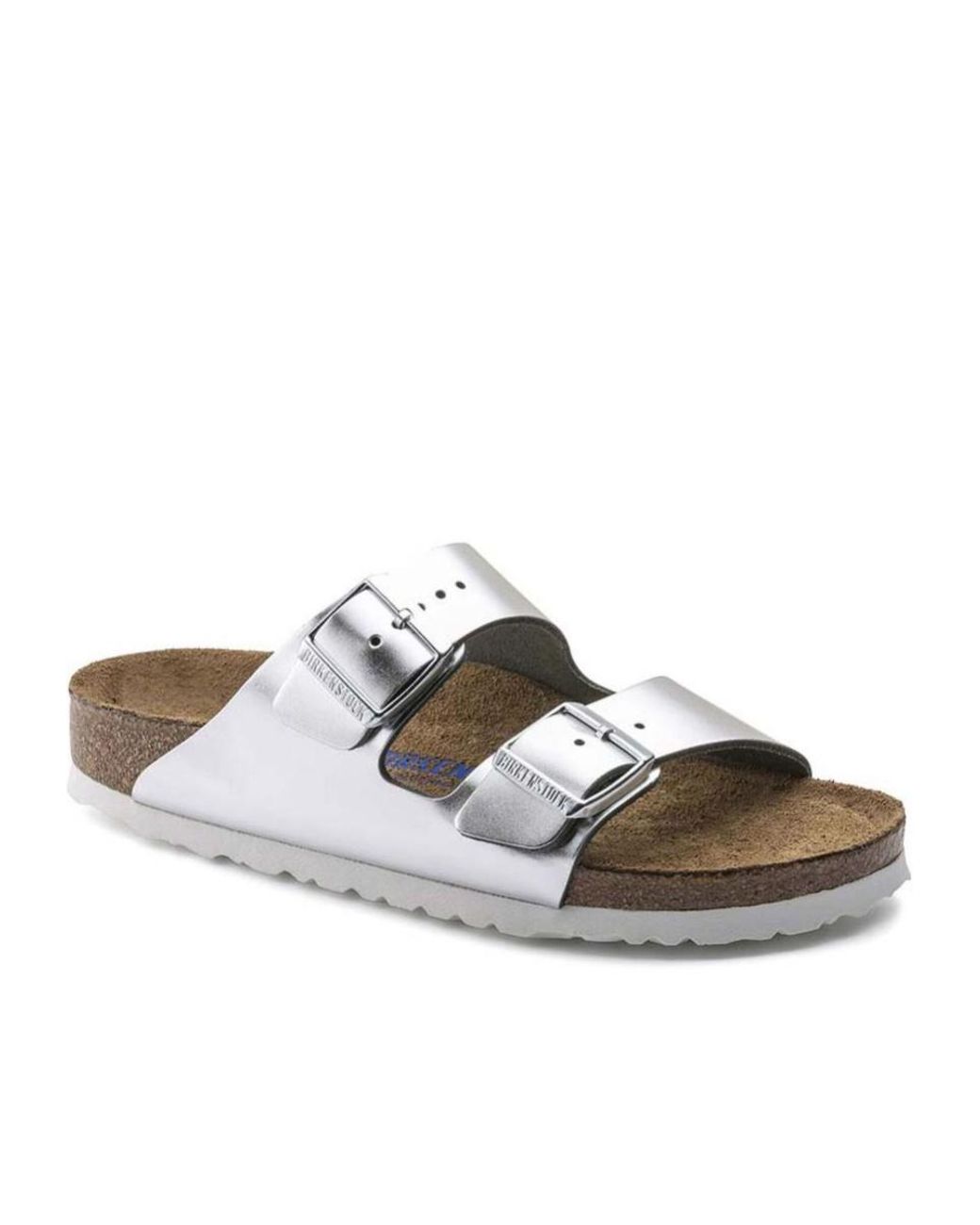 Birkenstock Brown Two-Strap Flat Sandals