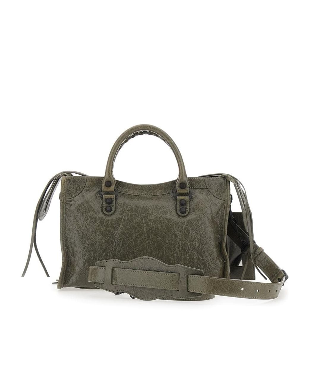 Balenciaga Green Le City Tote Bag