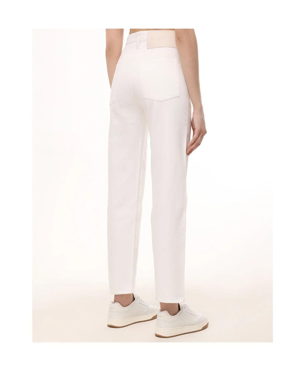 Jil Sander White Straight-Leg Jeans