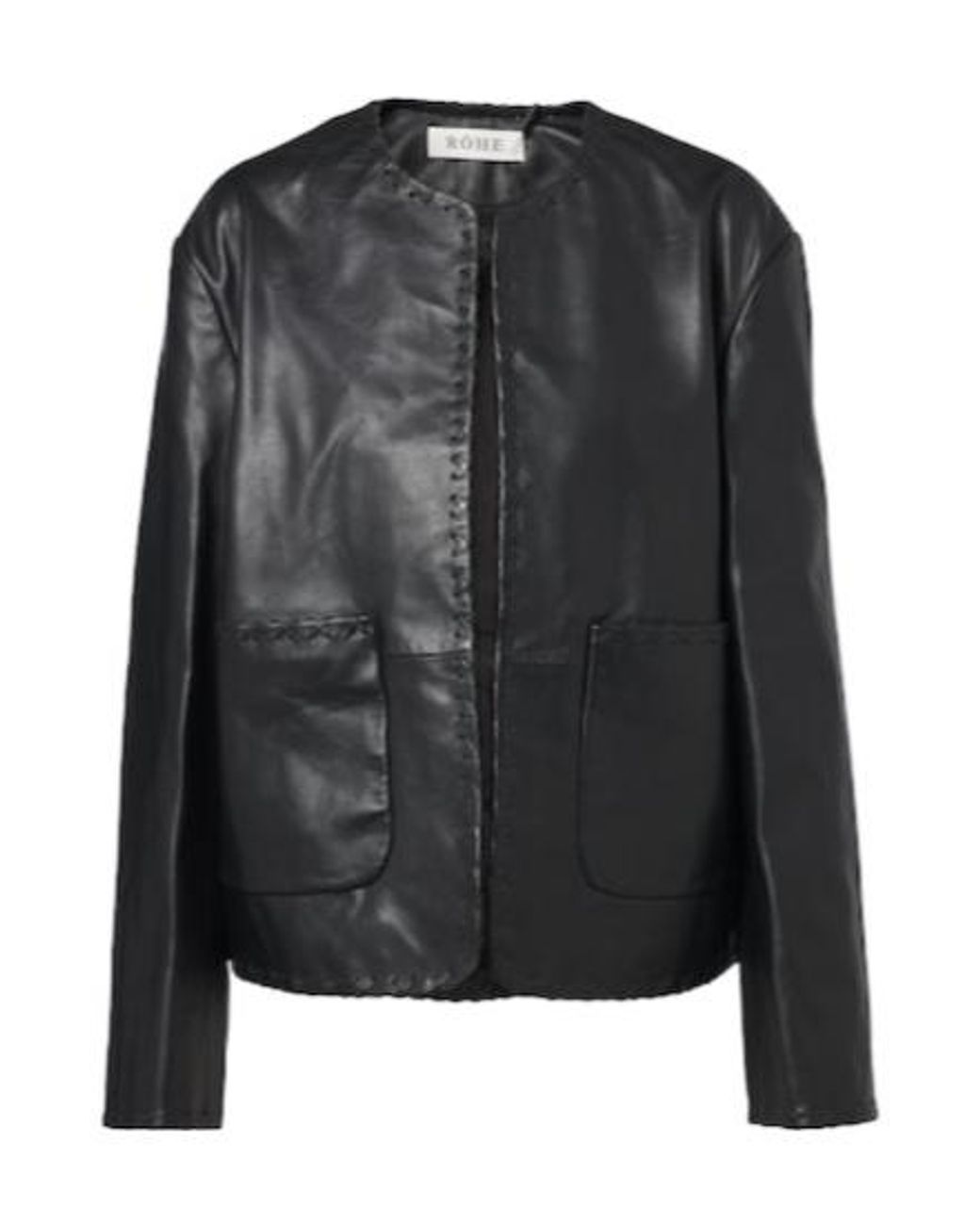 Rohe Black Leather Jacket