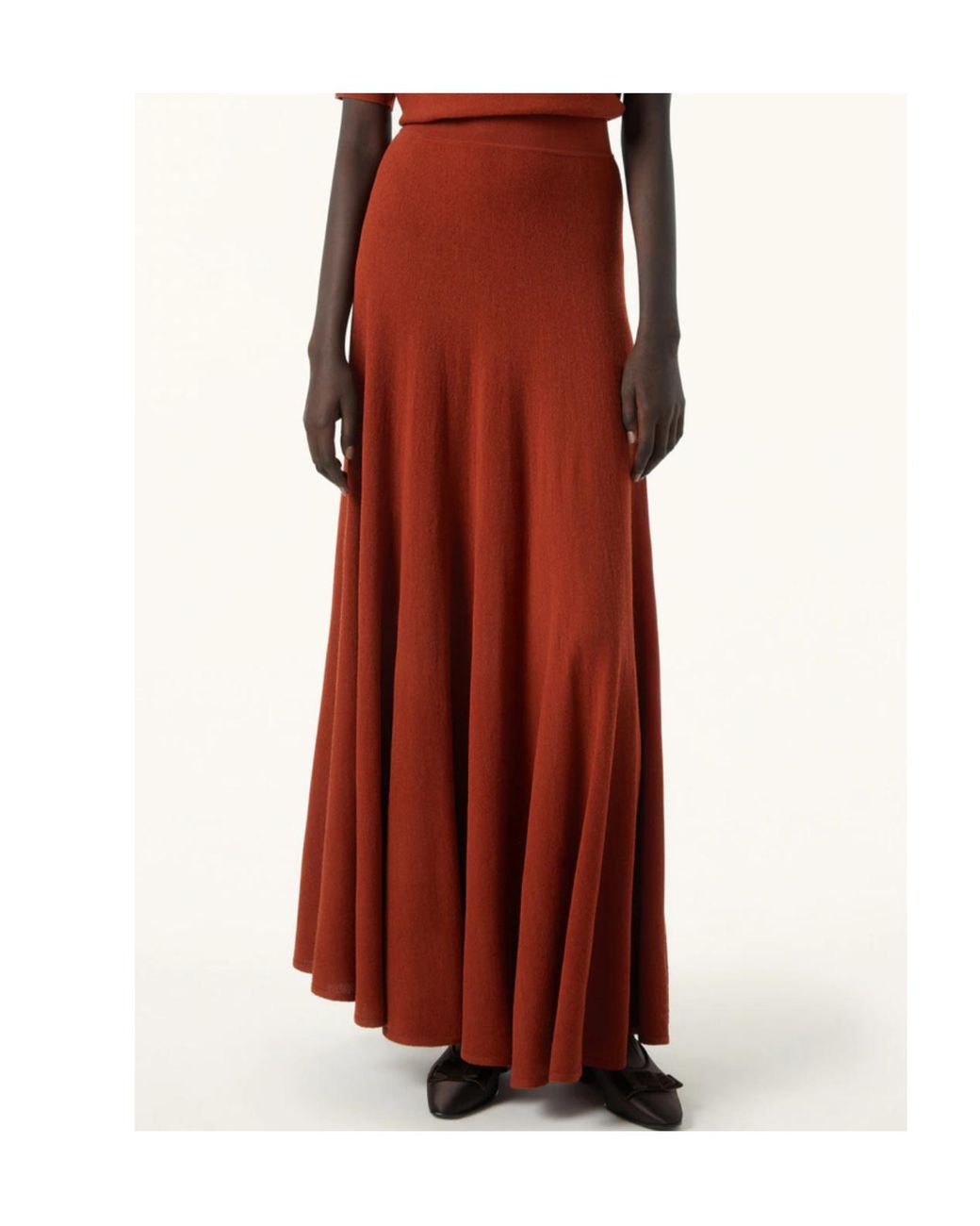 Loro Piana Red Hibiscus Skirt