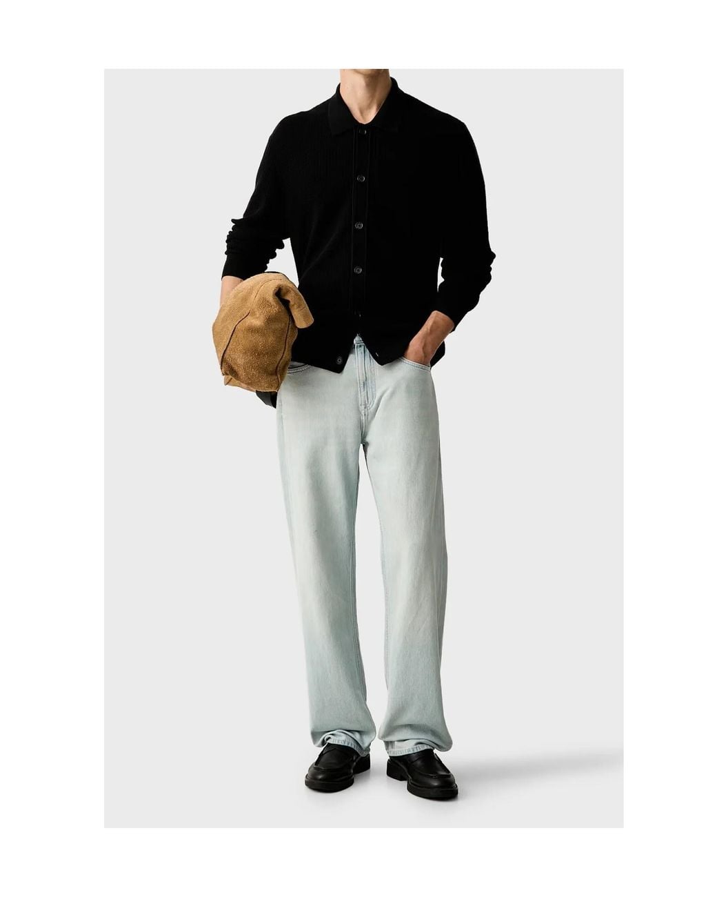 Boss Black Logo-Patch Shirt for men