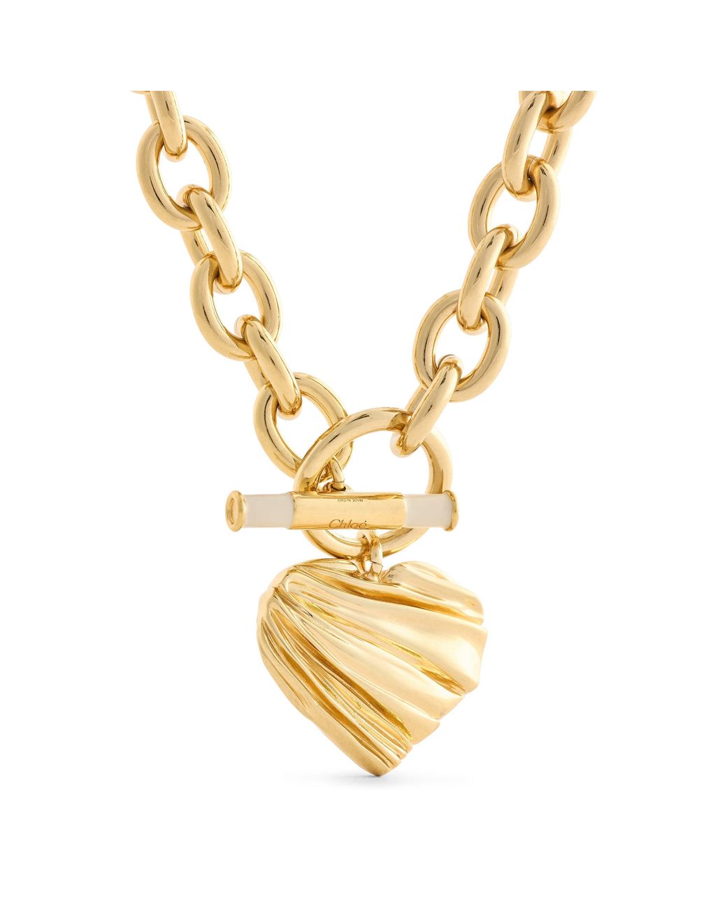 Chloé Metallic Chain Necklace