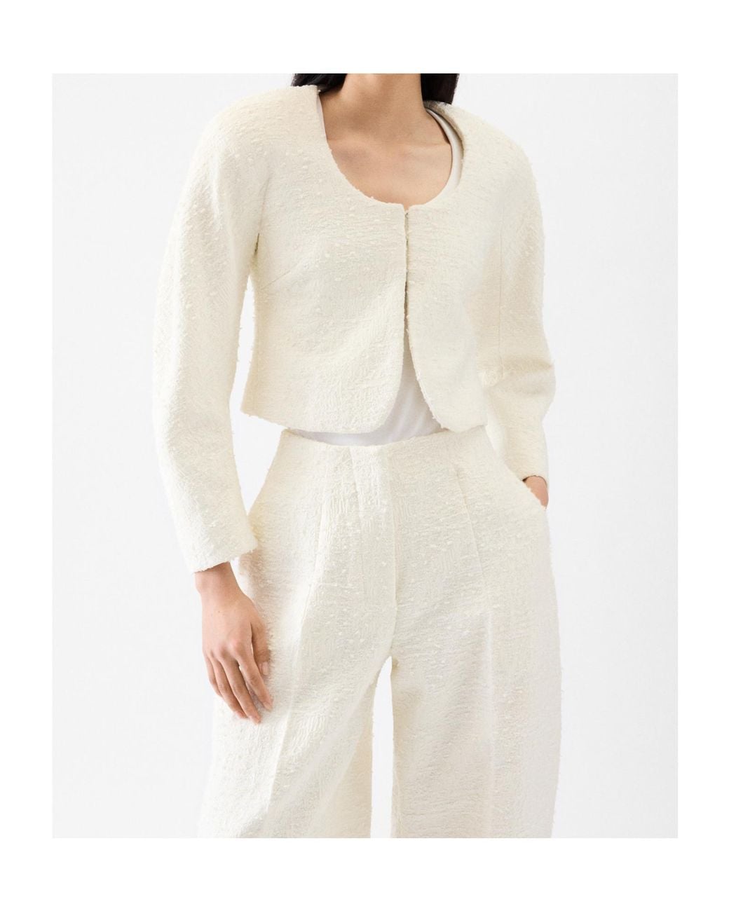 Jacquemus White The Short Cardigan Jacket