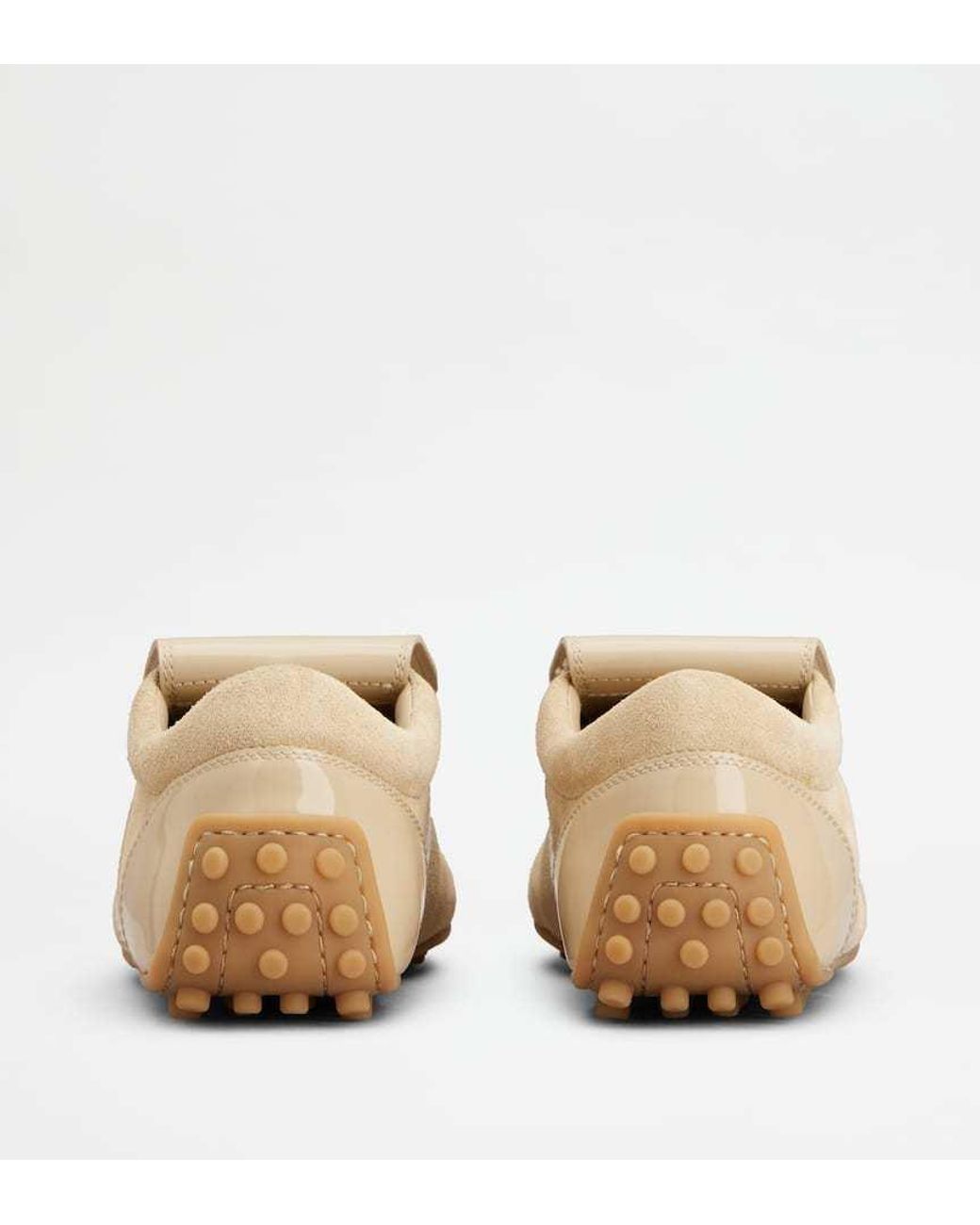 Tod's Natural Panelled Sneakers