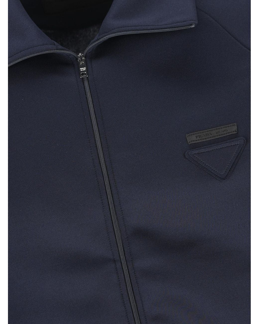 Prada Blue Technical Slim Jacket for men